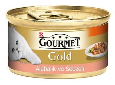 Gourmet Gold Parça Etli Ve Soslu Alabalık Ve Sebzeli 85 Gr. - 1