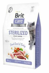 BRİT CARE STERİLİSED ÖRDEK VE HİNDİ TAHILSIZ KISIRLAŞTIRILMIŞ KEDİ MAMASI 2 KG.
