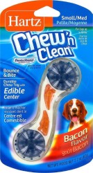 Hartz Chew N Clean Bounce & Bite Bacon Çiğneme Kemiği Small / Med (1)