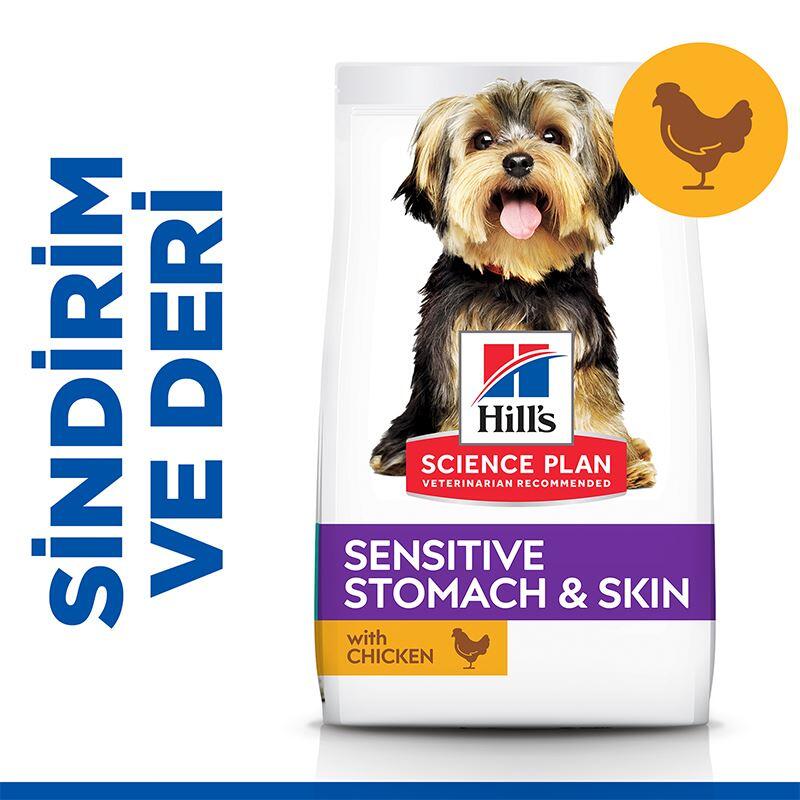 Hills Adult Small Mini Sensitive Stomach & Skin Hassas Köpek Maması 1,5 Kg. - 1
