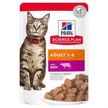 Hills Biftekli Pouch Konserve Yetişkin Kedi Maması 85 Gr