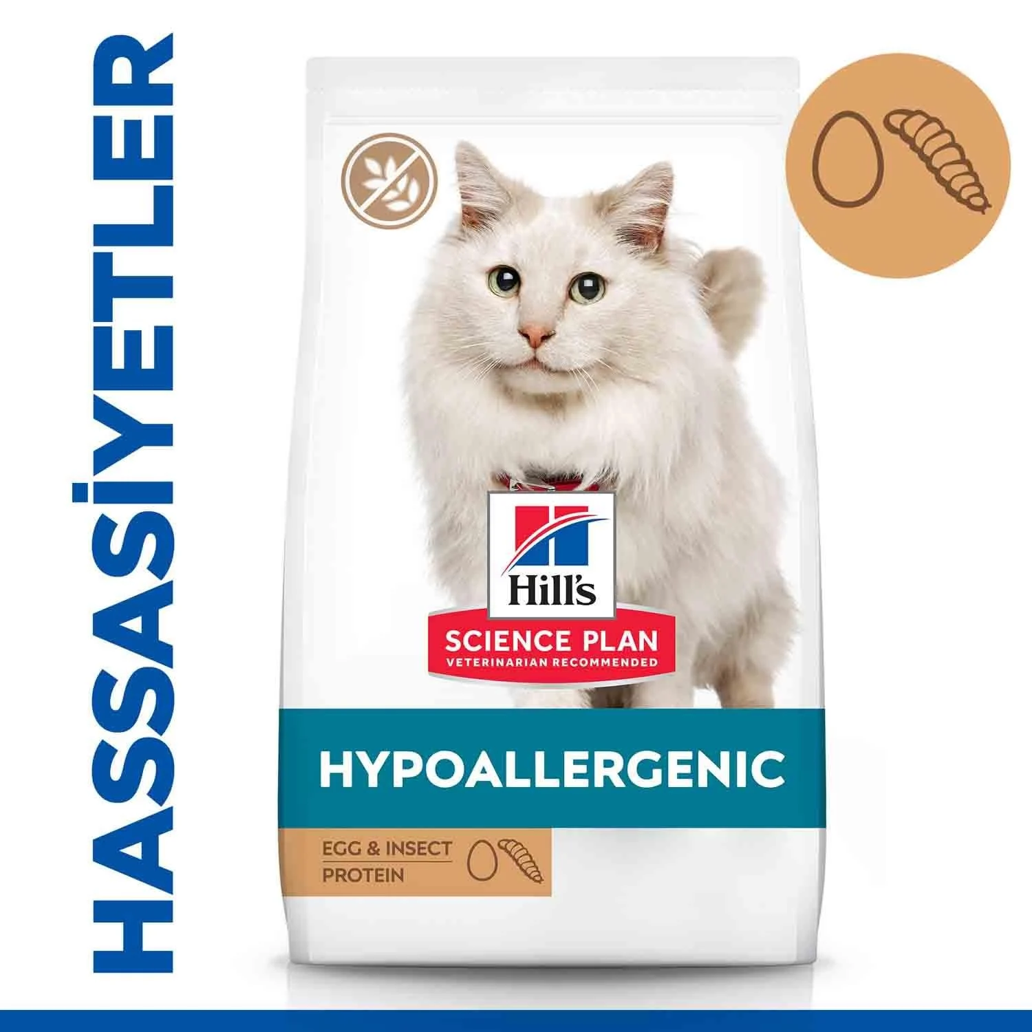 Hills Hypoallergenic Yumurta Ve Böcek Proteinli Kedi Maması 1,5kg