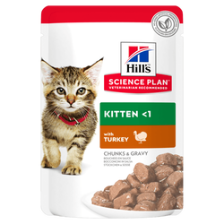 Hills Kitten Hindi Etli Yavru Kedi Konservesi 85 Gr. - 1
