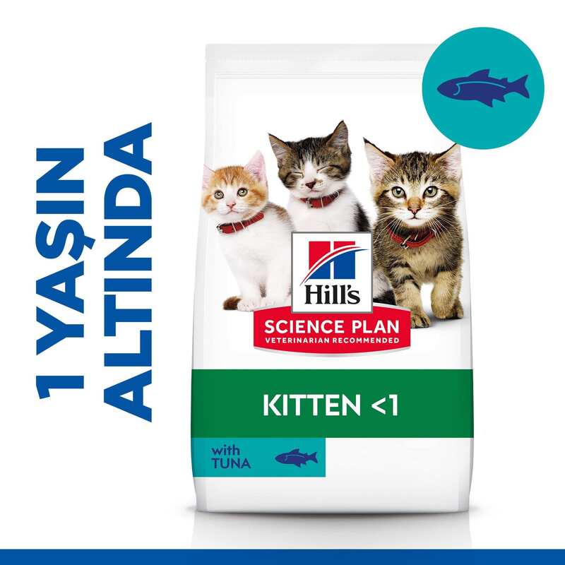 Hills Kitten Tuna Balıklı Yavru Kedi Kuru Maması Tuna 1,5 Kg.