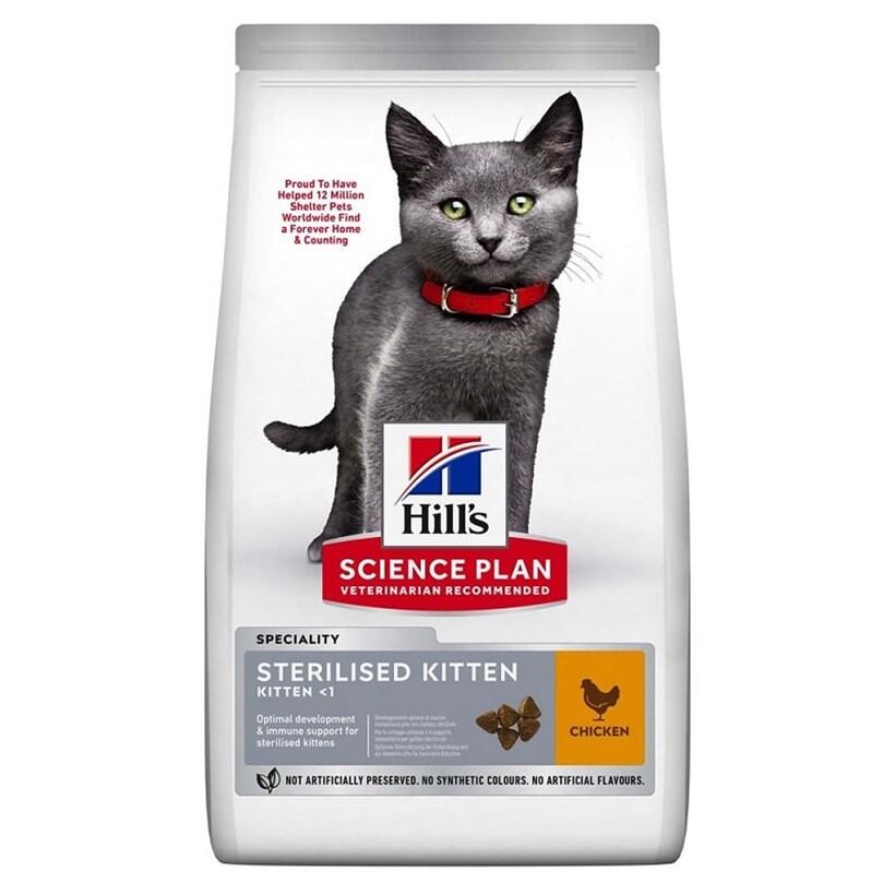 Hills Sterilised Kitten Yavru Kısır Kedi Maması 3 Kg - 1