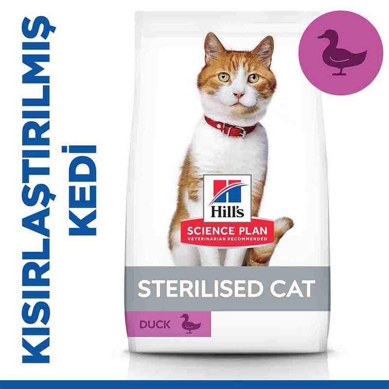 Hills Sterilised Ördekli Kısırlaştırılmış Kedi Maması 1,5 Kg.