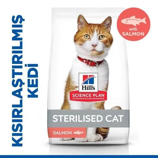Hills Sterilised Somon Balıklı Kısırlaştırılmış Kedi Maması 1,5kg - 1