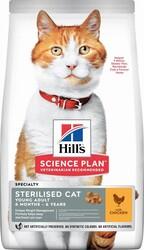 Hills Young Adult Sterilised Tavuklu Kısırlaştırılmış Kedi Maması 10 Kg. - 1