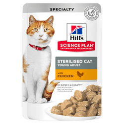 Hills Young Adult Tavuklu Kısır Kedi Konserve Maması 85 Gr. - 1