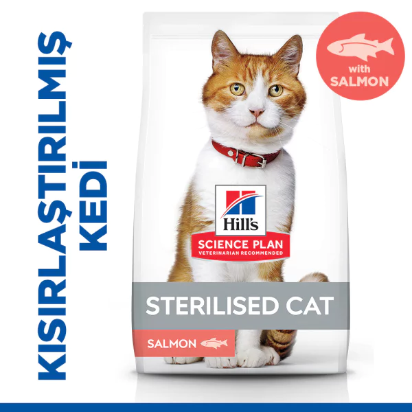 Hills Sp Somon Kısırlaştırılmış Yetişkin Kedi Maması 3kg