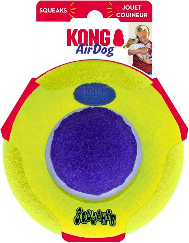 KONG AirDog Yuvarlak Şekilde Sesli Köpek Oyuncağı M/L