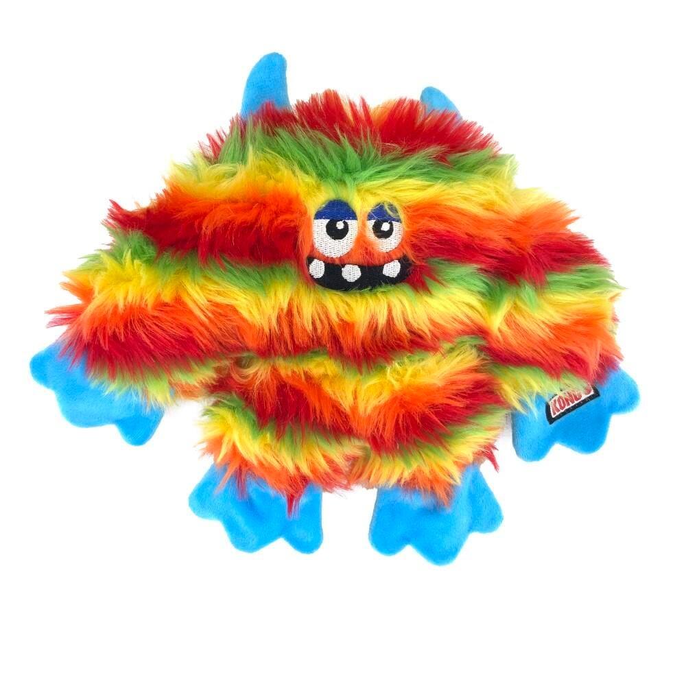 KONG Frizzles Frazzle Tek Gözlü Sevimli Canavar Sesli Peluş Köpek Oyuncağı M - 1