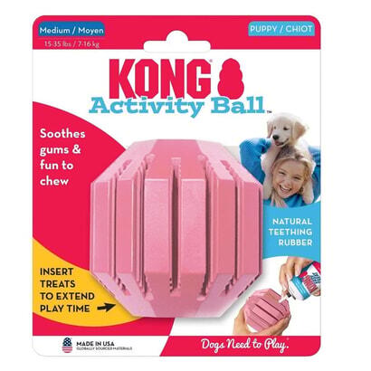 KONG Puppy Activity Çok Amaçlı Aktivite Oyuncağı Medium - 1