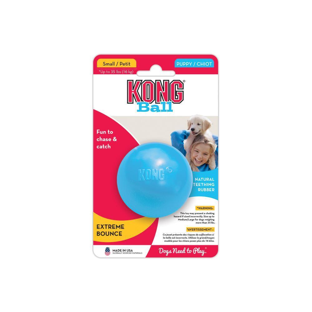 KONG Puppy Ball Delikli Top Yavru Köpek Oyuncağı Small - 1