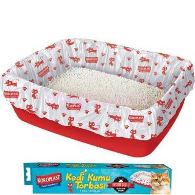 Koroplast Extra Güçlü Kedi Kumu Torbası 82X50 Cm 7 Adet - 1