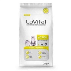 Lavital Kitten Salmon Yavru Kedi Maması Somonlu 1,5 Kg.
