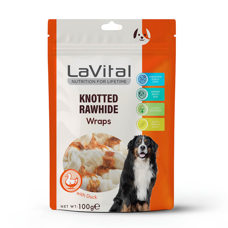 LaVital Ördek Eti Sarılı Kemik Köpek Ödülü 100g