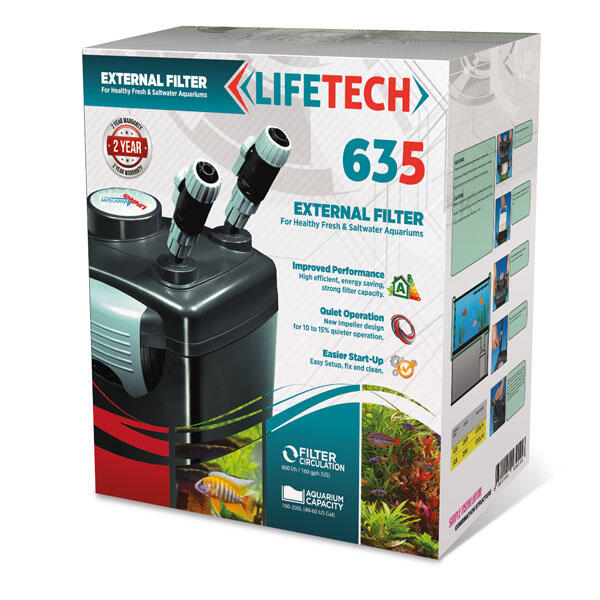 Lifetech 635 Dış Filtre 600L/H - 1