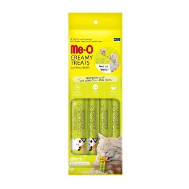 ME-O Creamy Ton Balıklı Keçi Sütlü Kedi Ödülü 4x15 gr