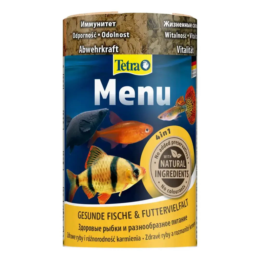 Tetra Menü Food Mix 4 Çeşit Balık Yemi 1 Kutuda 100 Ml - 1
