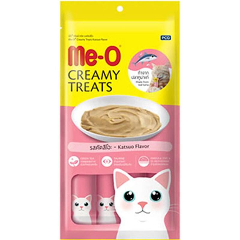 Meo Kremalı Çizgili Orkinos Balıklı Kedi Sıvı Ödül Maması 4x15 Gr. - 1