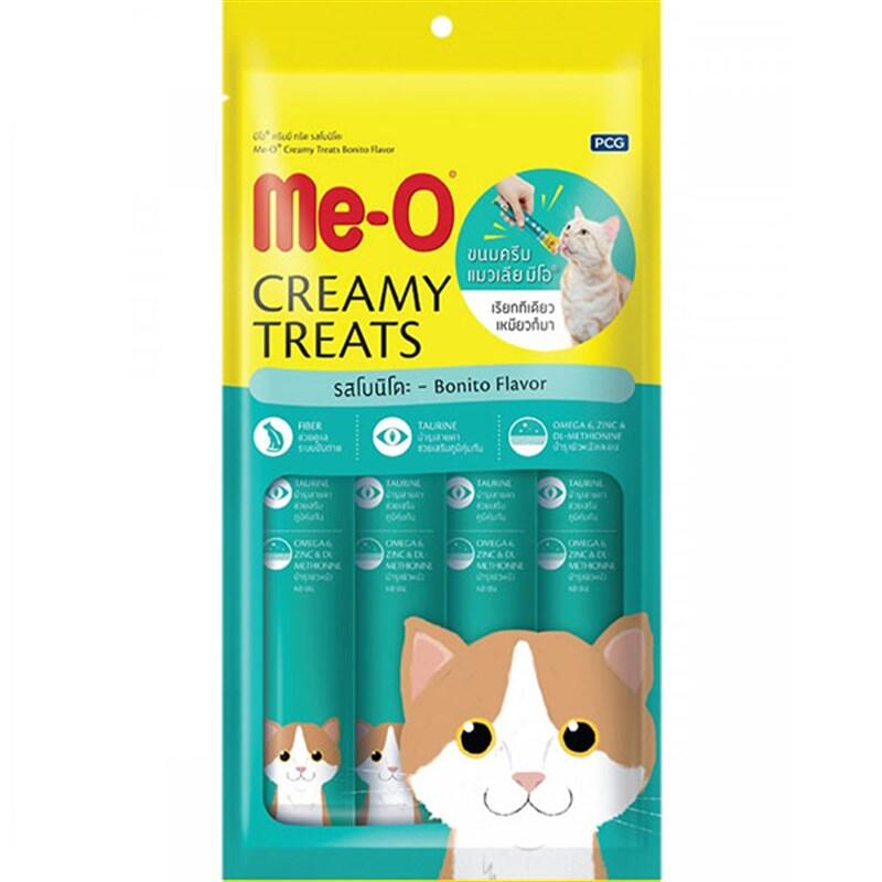 Meo Kremalı Kurutulmuş Ton Balıklı Kedi Sıvı Ödül Maması 4x15 Gr. - 1