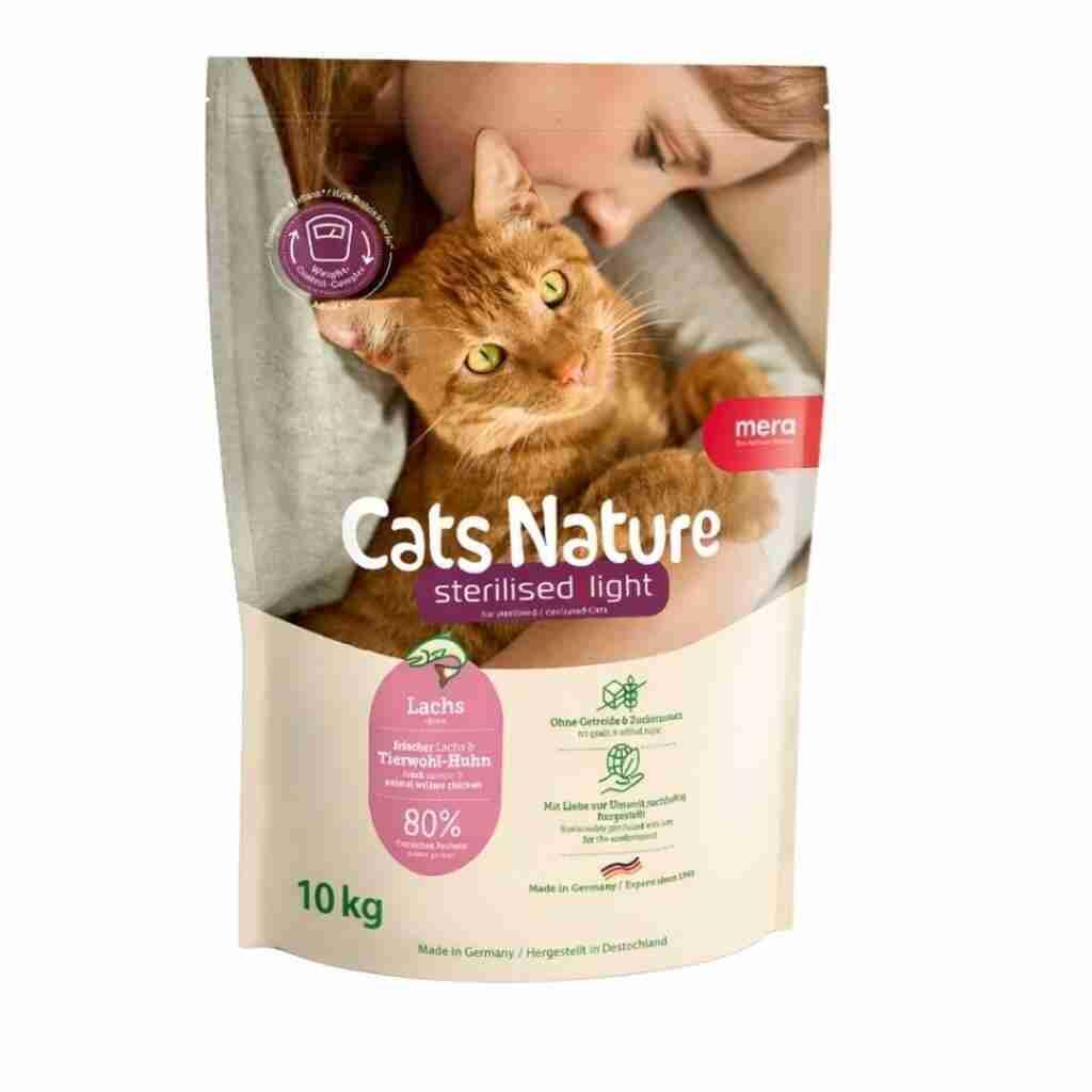 Mera Cats Nature Somonlu Kısırlaştırılmış Kedi Maması 10 Kg - 1