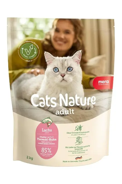 Mera Cats Nature Somonlu Yetişkin Kedi Maması 2 KG