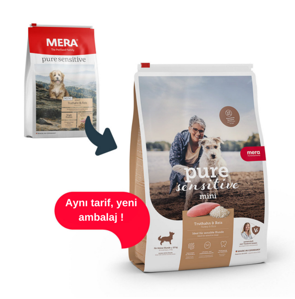 Mera Küçük Irk Hindili Köpek Maması 4 Kg