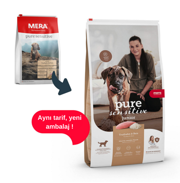 Mera Hindili Pirinçli Yavru Köpek Maması 12,5 Kg