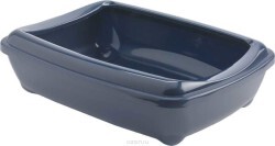 Moderna Aristo Kedi Tuvalet Kabı Ringli Küçük 42 Cm Lacivert - 5