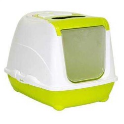 Moderna Flip Kapalı Kedi Tuvalet Kabı 58 Cm Yeşil