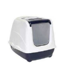 Moderna Flip Kapalı Kedi Tuvaleti 50 Cm Lacivert