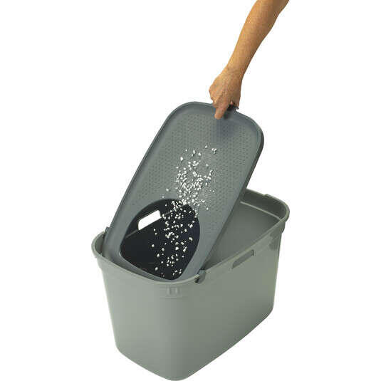 Moderna Top Cat Üstten Girişli Kapalı Kedi Tuvaleti 59 Cm Zeytin Yeşili - 3
