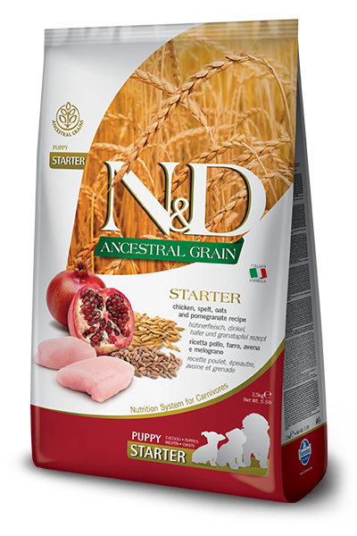 N&D Düşük Tahıl Tavuklu Narlı Puppy Starter 2,5 Kg - 1