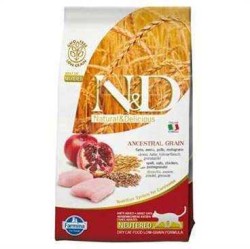 N&D A.Graın Düşük Tahıllı Tavuklu Narlı Yetişkin Kedi Maması 5 Kg.