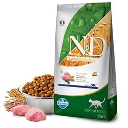 N&D Düşük Tahıllı Kuzu Etli Kısırlaştırılmış Kedi Maması 10 Kg.