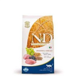 N&D A.Graın Düşük Tahıllı Kuzu Etli Yaban Mersinli Kedi Maması 10 Kg.