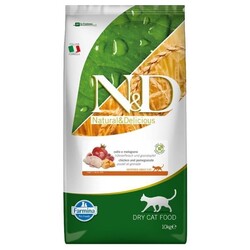 N&D Pumpkın Balkabaklı Bıldırcınlı Tahılsız Kısır Kedi Maması 10 Kg.