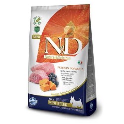N&D Tahılsız Balkabaklı Kuzu Etli Küçük Irk Köpek Maması 2,5 Kg.
