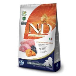 N&D Tahılsız Balkabaklı Kuzu Etli Yavru Köpek Maması 12 Kg.