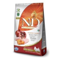N&D Tahılsız Balkabaklı Tavuklu Küçük Irk Köpek Maması 2,5 Kg.