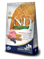N&D Düşük Tahıllı Kuzu Etli Orta Irk Yetişkin Köpek Maması 2.5 Kg.