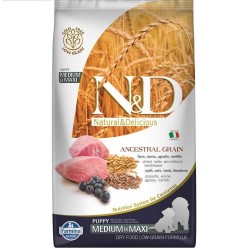 N&D Düşük Tahıllı Kuzulu Medium Maxi Yavru Köpek Maması 2,5 Kg. (1)