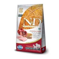 N&D Düşük Tahıllı Light Maxi Tavuklu Narlı Yetişkin Köpek Maması 12 Kg. - 3