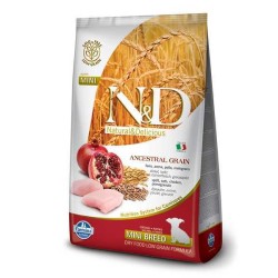N&D Düşük Tahıllı Tavuklu Narlı Küçük Irk Yavru Köpek Maması 2,5 Kg.