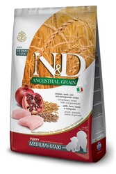 N&D Düşük Tahıllı Tavuklu Orta Ve Büyük Irk Yavru Köpek Maması 2.5 Kg.