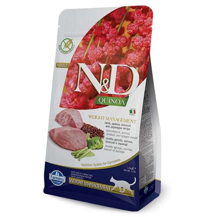 N&D Kinoa Weıght Management Kuzu Cat 1,5 Kg. - 1