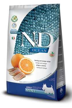 N&D Ocean Balıklı Küçük Irk Tahılsız Yetişkin Köpek Maması 7 Kg.