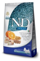 N&D Ocean Düşük Tahıllı Balıklı Küçük Irk Yetişkin Köpek Maması 2.5 Kg.